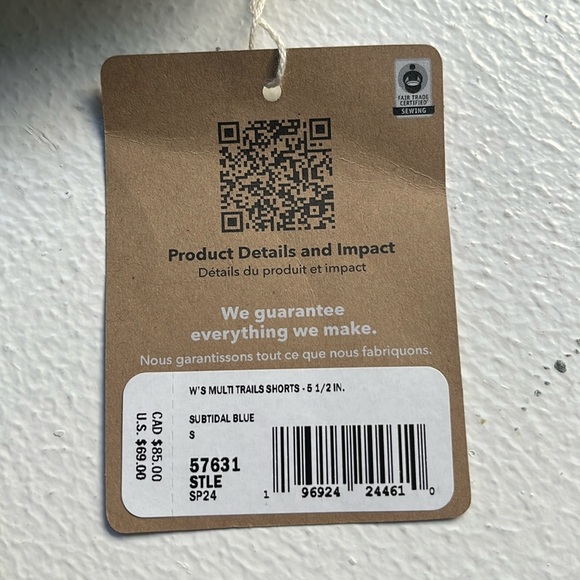 Patagonia • Women's Multi Trails Shorts − 5½" in Subtidal Blue • Size Small S - Picture 11 of 14